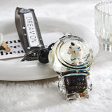 Astronaut Keychain Quicksand Drift Bottle Key Chain Cute Schoolbag Charm