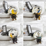 Astronaut Keychain Quicksand Drift Bottle Key Chain Cute Schoolbag Charm