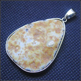 1PC Semi Precious Stone Pendant for Men's DIY Jewelry