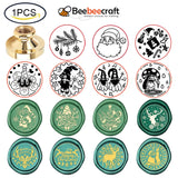 1PC Christmas Elk Wax Stamp Head 25mm Vintage Craft Sealing Stamp Head