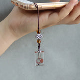 Christmas Santa Claus Cremation Jewelry for Ashes Keychain