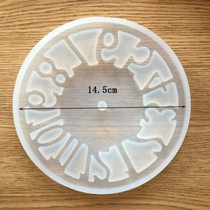 Clock Liquid Silicone Expoxy Mold Resin Jewelry Mold