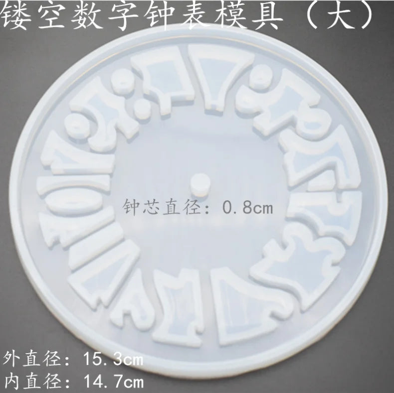 Clock Epoxy Resin Jewelry Mold UV Pendant Jewelry Tool