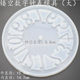 Clock Epoxy Resin Jewelry Mold UV Pendant Jewelry Tool