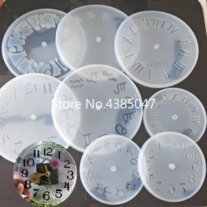 Clock Liquid Silicone Expoxy Mold Resin Jewelry Mold