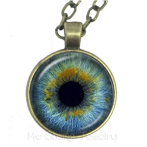Colorful Eye Third Eye Pendant Necklace For Women