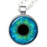 Colorful Eye Third Eye Pendant Necklace For Women