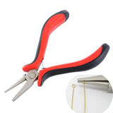 1PC Concave & Round Nose Plier Twisted Sharp Pliers Beading Jewelry Tool