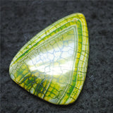 Crack Agate Stone Pendants - Semi Precious Beads for Women's Jewelry