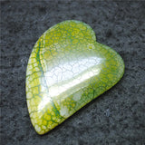 Crack Agate Stone Pendants - Semi Precious Beads for Women's Jewelry