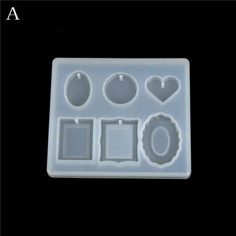 DIY UV Resin Liquid Silicone Mold Pendant Charms for Earrings Necklace