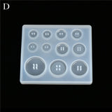 DIY UV Resin Liquid Silicone Mold Pendant Charms for Earrings Necklace
