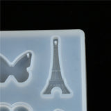 DIY UV Resin Liquid Silicone Mold Pendant Charms for Earrings Necklace