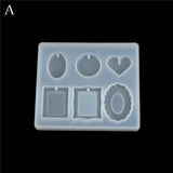 DIY UV Resin Liquid Silicone Mold Pendant Charms for Earrings Necklace