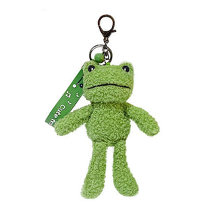 Creative Frog Bag Key Chain Plush Green Frogs Coin Purse Pendant Gift