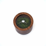 Wooden Wedding Ring Storage Box for Women