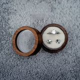 Wooden Wedding Ring Storage Box for Women