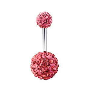 Crystal Steel Navel Piercing Sexy Body Jewelry