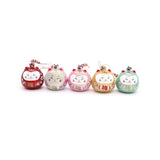 Cartoon Japanese Lucky Cat Keychain Phone Charms Car Keys Pendant Key Chains