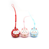 Cartoon Japanese Lucky Cat Keychain Phone Charms Car Keys Pendant Key Chains