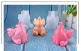Elephant and Gourd Resin Craft Flower Pot Base Mold for DIY Epoxy Resin Jewelry