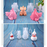 Elephant and Gourd Resin Craft Flower Pot Base Mold for DIY Epoxy Resin Jewelry