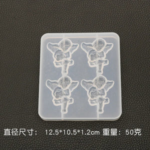 Mermaid Angel Shaped UV Resin Epoxy Molds for DIY Jewelry