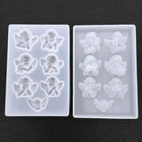 Mermaid Angel Shaped UV Resin Epoxy Molds for DIY Jewelry