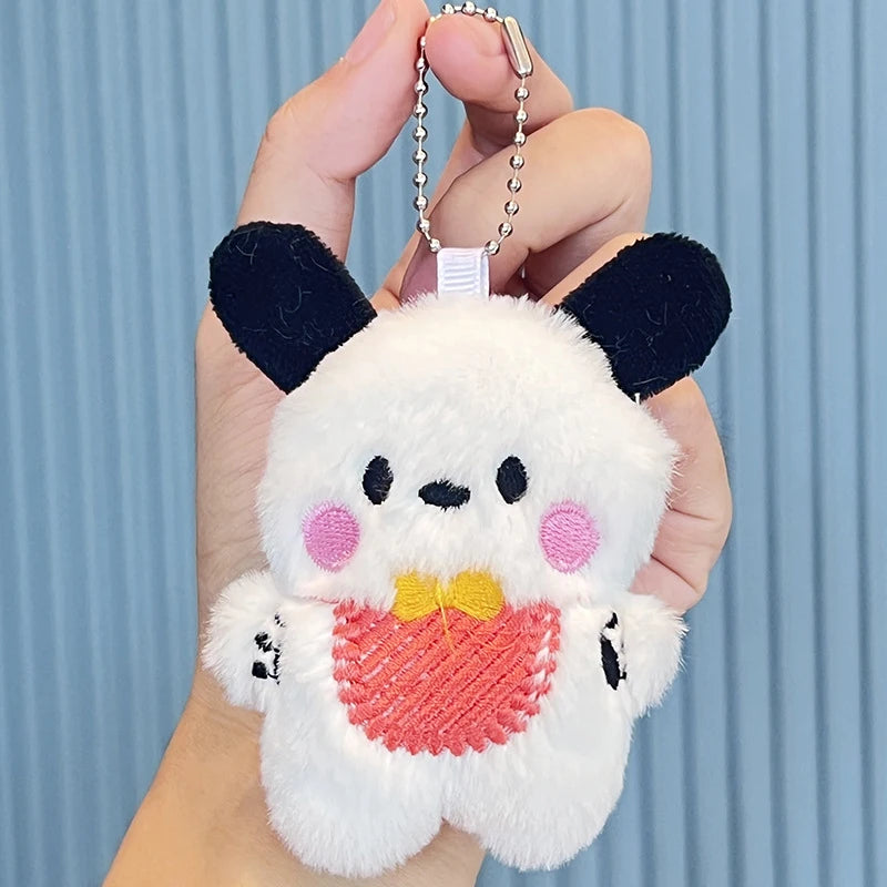 Plush Puppy Pendant Stuffed Toy Keychain Women's Gift