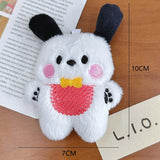 Plush Puppy Pendant Stuffed Toy Keychain Women's Gift