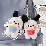 Plush Puppy Pendant Stuffed Toy Keychain Women's Gift