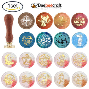 Dragon Pattern Wax Seal Stamp 30mm DIY Scrapbook Brass with Handle
