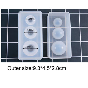 1PC Universe Ball Epoxy Resin Molds for Jewelry Pendant Silicone Jewelry Tools