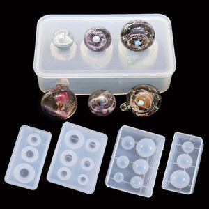 1PC Universe Ball Epoxy Resin Molds for Jewelry Pendant Silicone Jewelry Tools
