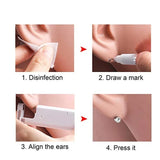 Disposable Ear Piercing Gun 316L Surgical Steel No Pain Ear Piercer