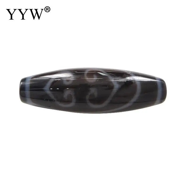 Natural Tibetan Dzi Beads High Double Heart Vajra Dzi Beads