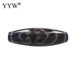 Natural Tibetan Dzi Beads High Double Heart Vajra Dzi Beads
