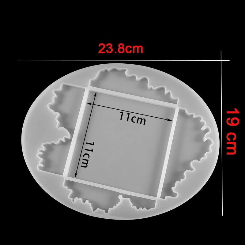 Dried Flower Resin Mold Coaster Silicone Moulds DIY Epoxy Resin Molds