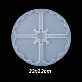 Dried Flower Resin Mold Coaster Silicone Moulds DIY Epoxy Resin Molds