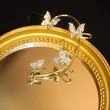 Butterfly Ear Cuffs Wrap Around Non-Pierced Ears Earrings