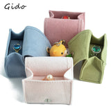 Snap Mini Bag Jewelry Cloth Box Bead Flannel Ring Storage Bag