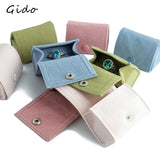 Snap Mini Bag Jewelry Cloth Box Bead Flannel Ring Storage Bag