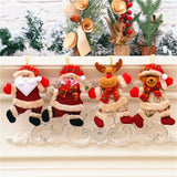 1PC Elk Santa Christmas Pendant Tree Decorations for Home