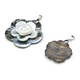 Flowers Natural Shells Pendant DIY Jewelry Accessories
