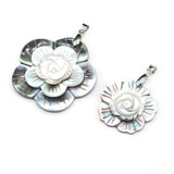 Flowers Natural Shells Pendant DIY Jewelry Accessories