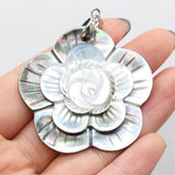 Flowers Natural Shells Pendant DIY Jewelry Accessories