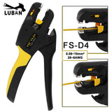 FS-D4 Wire Stripper Pliers 0.08-10mm Cutter Cable Multitool 0.03-6mm2