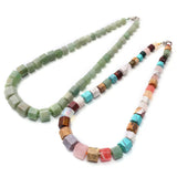 Bohemian Green Aventurine Stone Beads Necklace