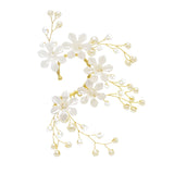 Crystal Flower Ear Clips No Piercing Punk Geometric Earrings Women