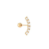925 Sterling Silver Zircon Small Stud Earring for Women